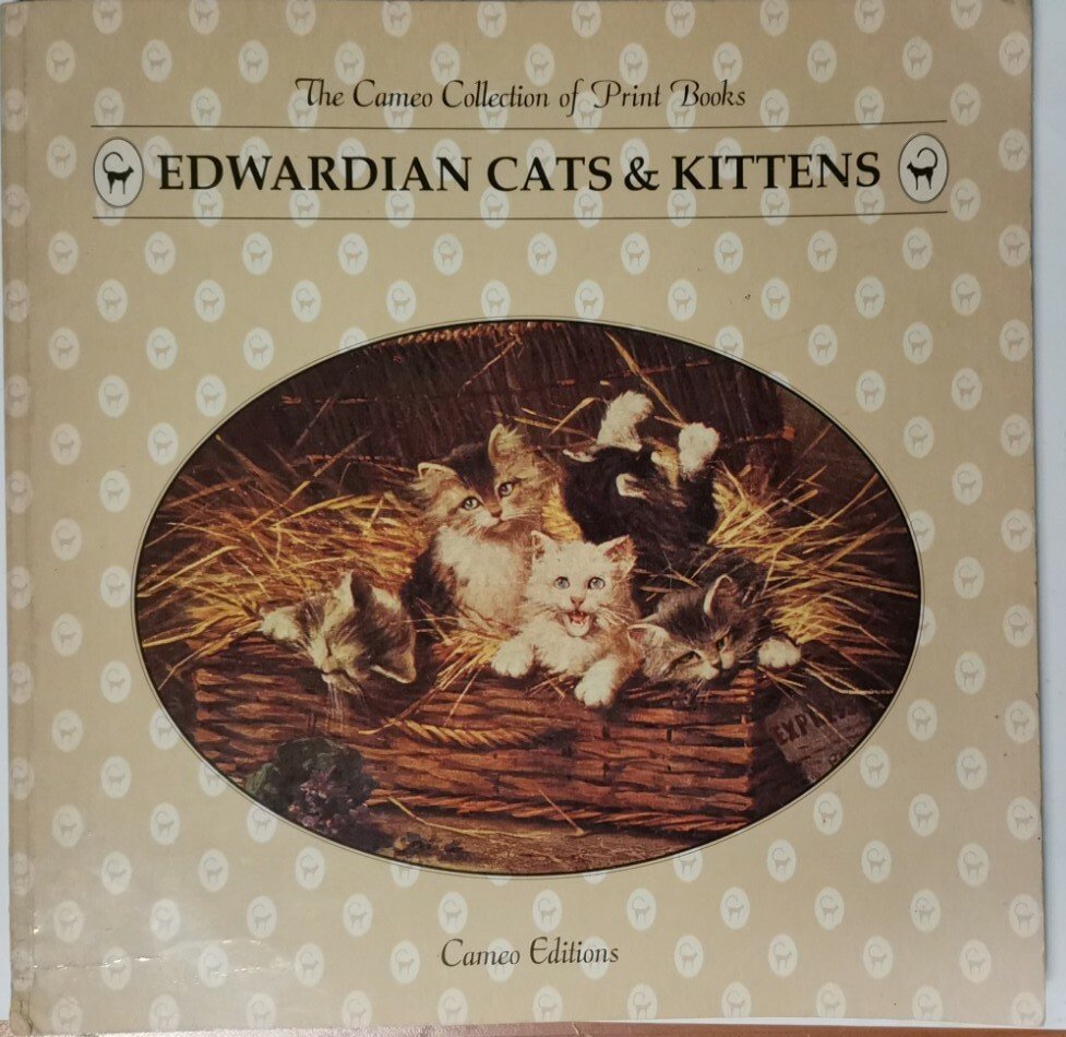 EDWARDIAN CATS & KITTENS 1993 Cameo collection libro gatti immagini …