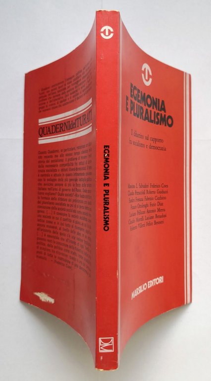 EGEMONIA E PLURALISMO di Claudio Muti 1977 Marsilio Libro socialismo …