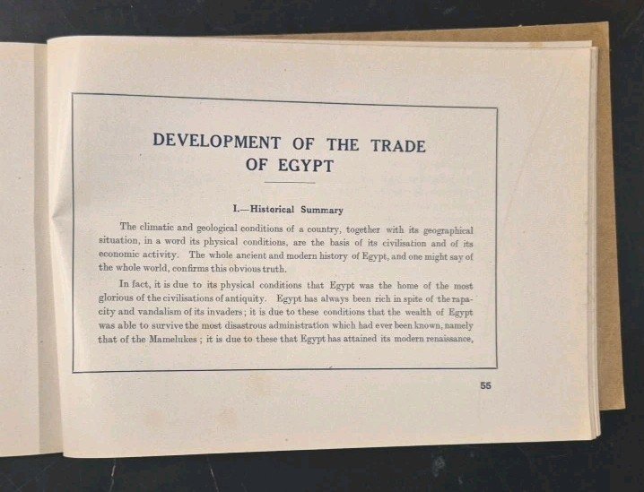 EGYPT - government press Cairo 1932 bellissimo libro ricco di …