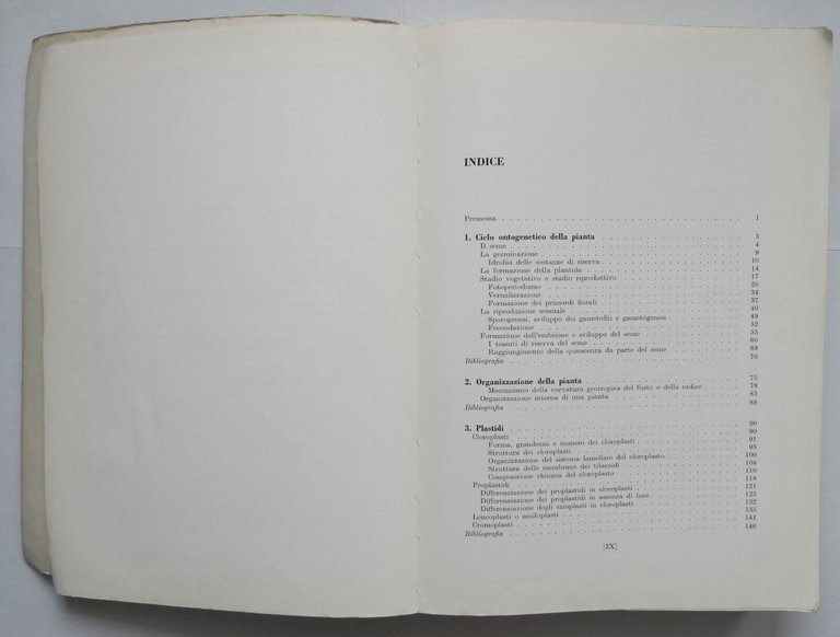 ELEMENTI DI BIOLOGIA VEGETALE Oreste Arrigoni 1973 Ambrosiana libro botanica