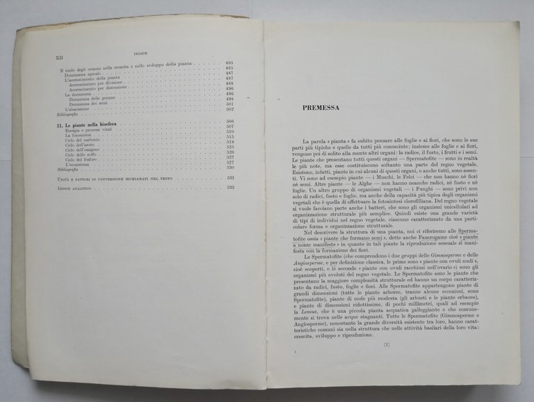 ELEMENTI DI BIOLOGIA VEGETALE Oreste Arrigoni 1973 Ambrosiana libro botanica | Immagine Gallery 7