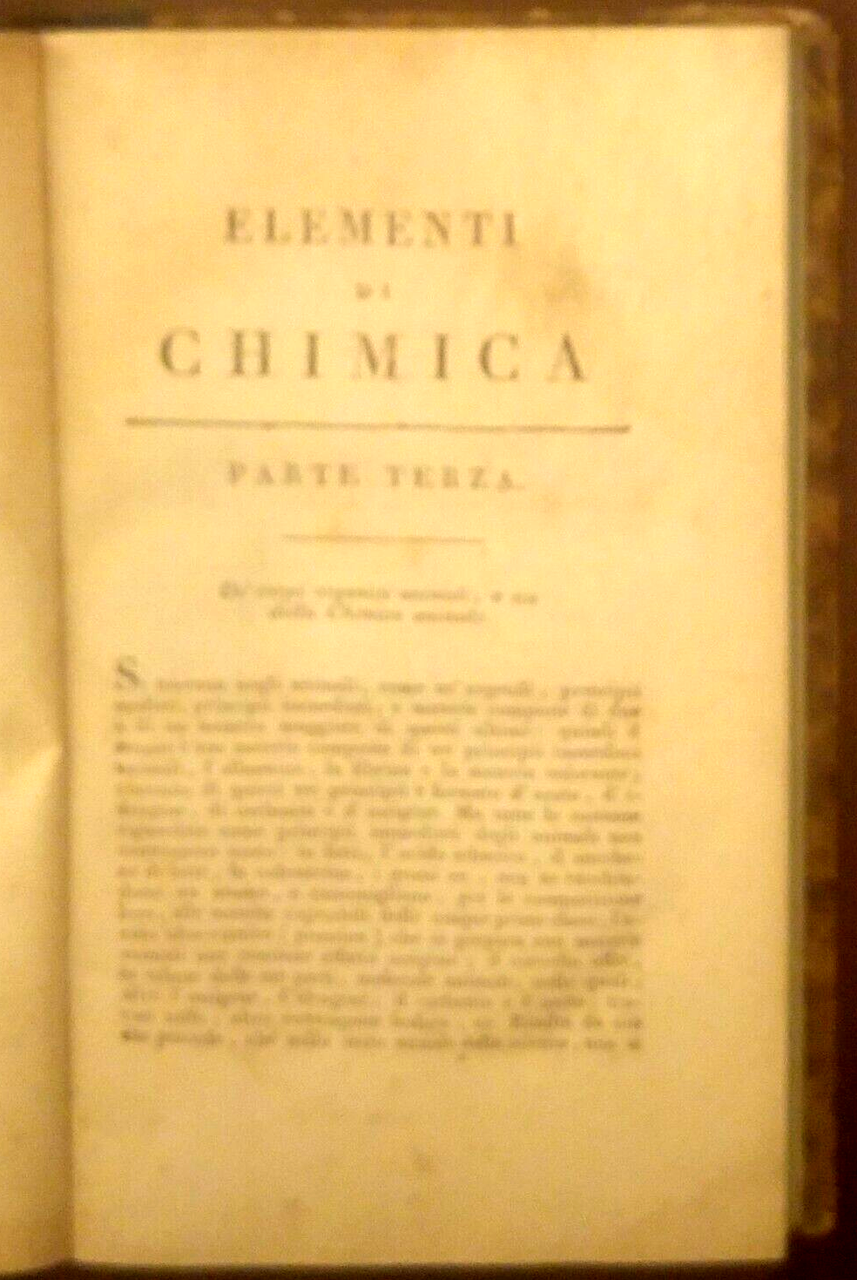 ELEMENTI DI CHIMICA APPLICATA alla medicina e arti volume 4 …
