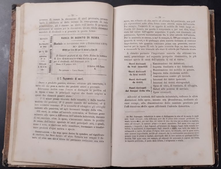 ELEMENTI DI COMPUTISTICA 3 VOLUMI IN 1 COMPLETO 1886 Roux …