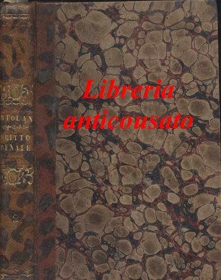 ELEMENTI DI DIRITTO PENALE 2 Giuliani +ANNOTAZIONE ELEMENTI Ortolan 1857 …