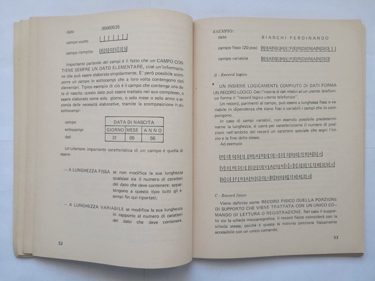 ELEMENTI DI ELABORAZIONE ELETTRONICA 1985 Simone nozioni informatica libro