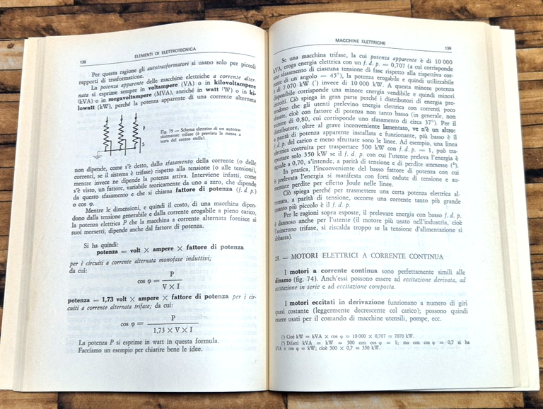 ELEMENTI DI ELETTROTECNICA di Aldo Polettini 1973 Vannini Libro | Immagine Gallery 3