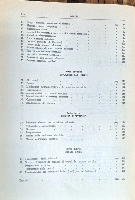 ELEMENTI DI ELETTROTECNICA di Aldo Polettini 1973 Vannini Libro | Immagine Gallery 5