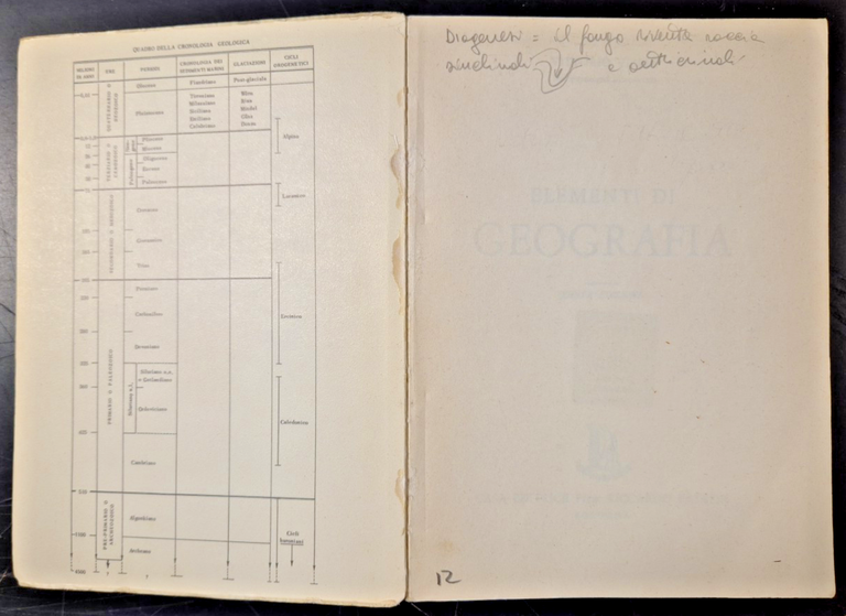 ELEMENTI DI GEOGRAFIA Vittorio Vialli 1968 Patron Editore Libro MANUALE