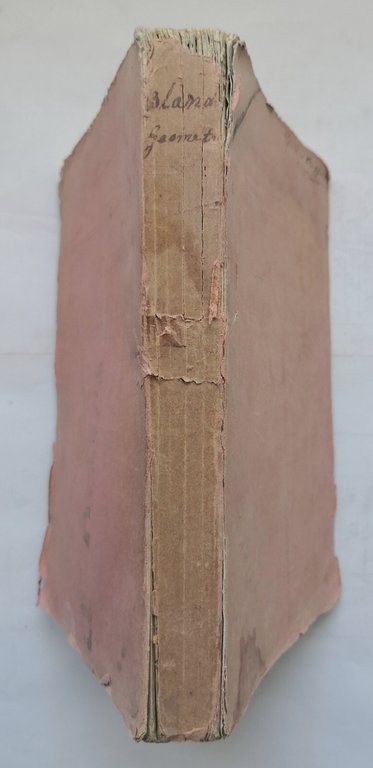 ELEMENTI DI GEOMETRIA con giunte Legendre 1877 Morano libro antico …