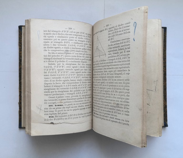 ELEMENTI DI GEOMETRIA e ALGEBRA di Aureliano Faifofer 1893 2 …