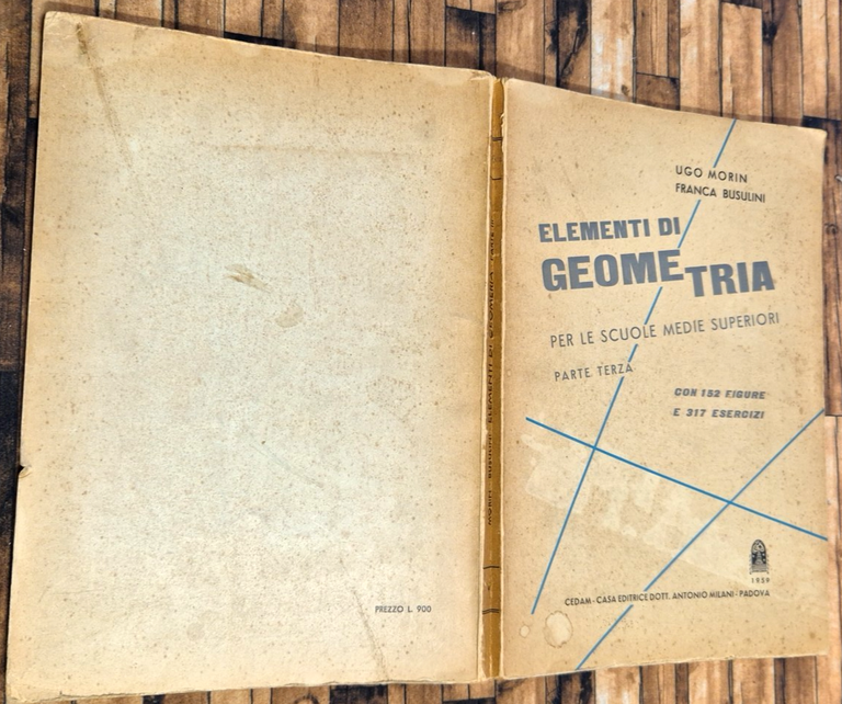 ELEMENTI DI GEOMETRIA parte 3 Ugo Morin Franca Busulini 1959 …
