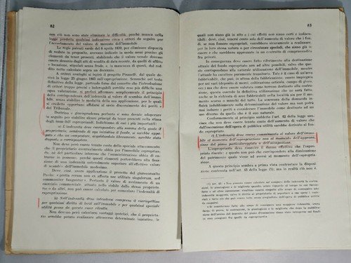 ELEMENTI DI MATERIE GIURIDICHE APPLICATE ALL'URBANISTICA di Virgilio Testa 1946