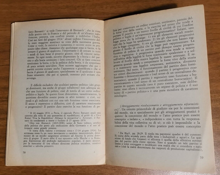 ELEMENTI DI POLITICA Antonio Gramsci 1964 Editori Riuniti libro comunismo