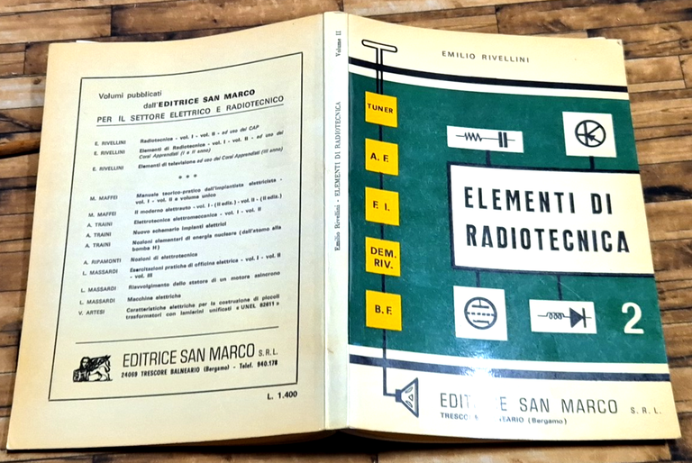 ELEMENTI DI RADIOTECNICA di Emilio Rivellini volume 2 Editrice San … | Immagine Gallery 2