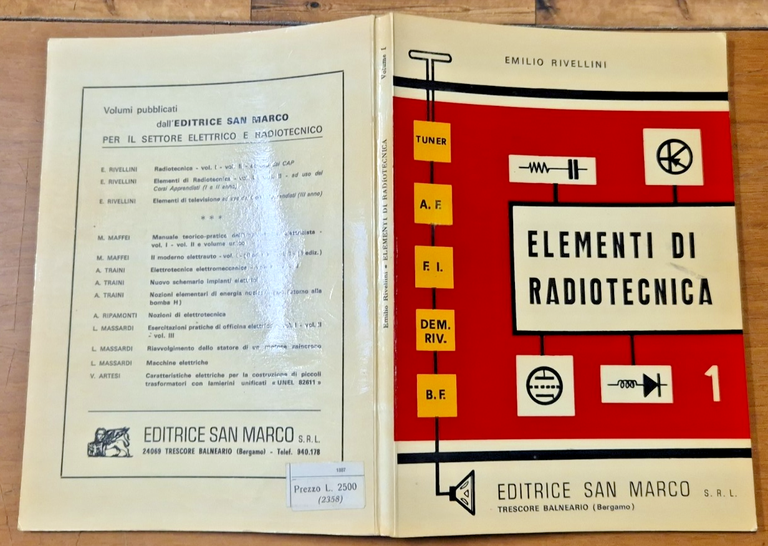 ELEMENTI DI RADIOTECNICA Emilio Rivellini volume 1 1969 Editrice San … | Immagine Gallery 2