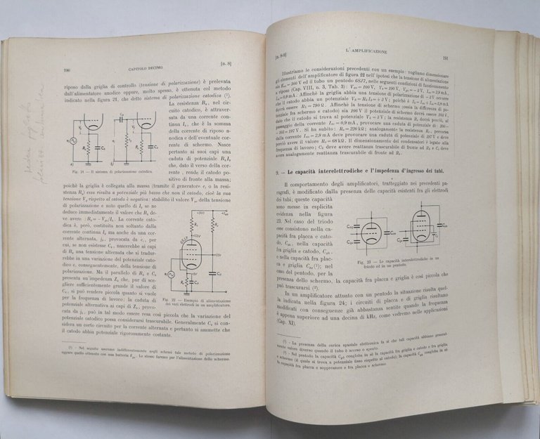 ELEMENTI DI RADIOTECNICA GENERALE di Sante Malatesta 1958 Colombo Cursi …