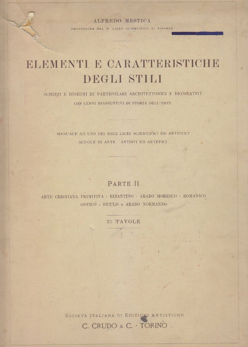 ELEMENTI E CARATTERISTICHE DEGLI STILI PARTE 2 di Alfredo Mestica …