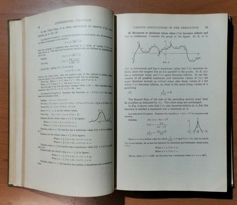 ELEMENTS OF THE DIFFERENTIAL AND INTEGRAL CALCULUS di Granville 1929 …