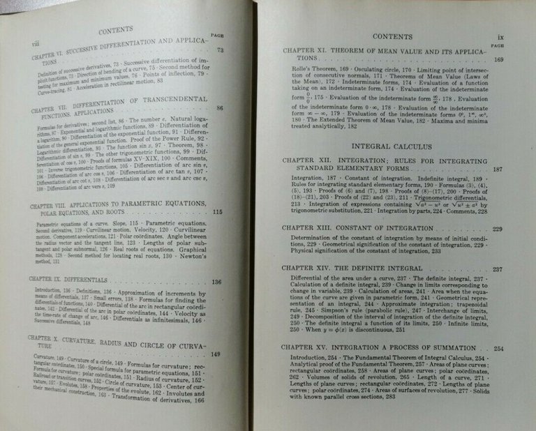 ELEMENTS OF THE DIFFERENTIAL AND INTEGRAL CALCULUS di Granville 1929 …