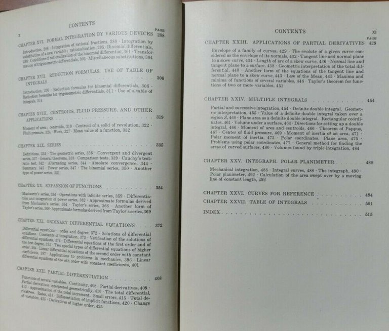 ELEMENTS OF THE DIFFERENTIAL AND INTEGRAL CALCULUS di Granville 1929 …