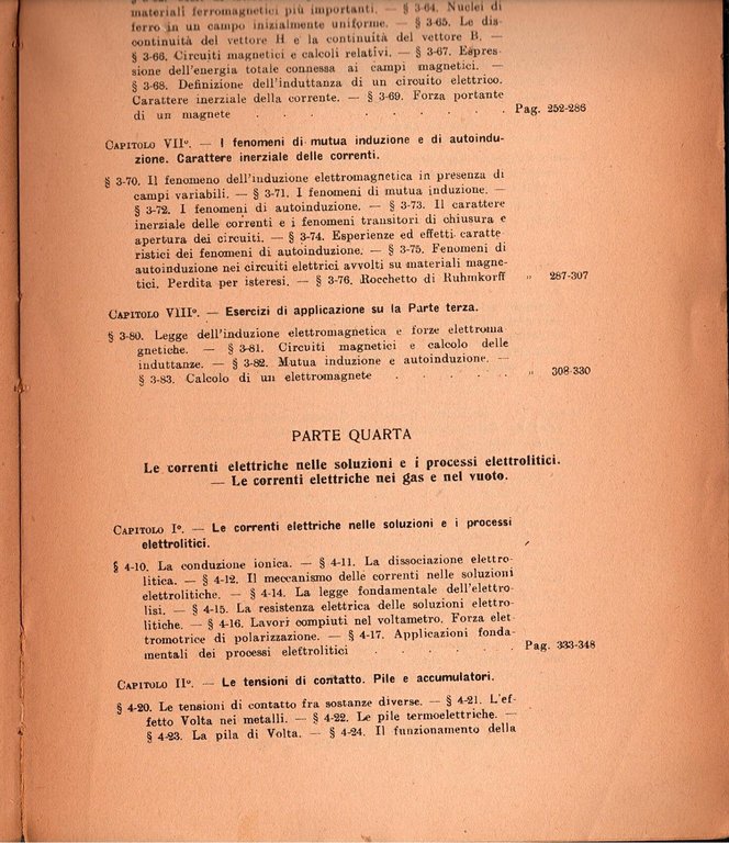 ELETTROTECNICA GENERALE di Olivieri e Ravelli Volume Primo 1948 CEDAM …