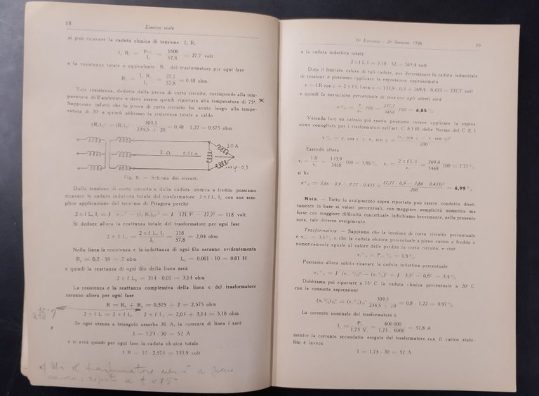 ELETTROTECNICA PRATICA volume 5 ESERCIZI SVOLTI di Pietro Cesari 1958 …