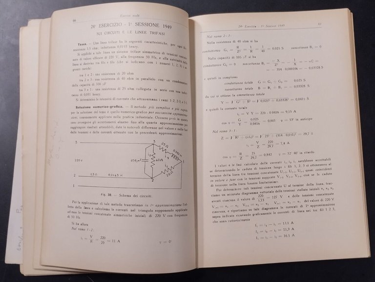 ELETTROTECNICA PRATICA volume 5 ESERCIZI SVOLTI di Pietro Cesari 1958 …