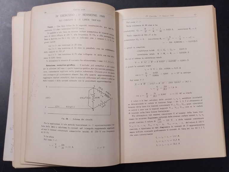 ELETTROTECNICA PRATICA volume 5 ESERCIZI SVOLTI di Pietro Cesari 1958 …