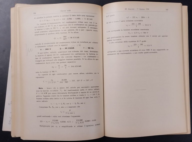 ELETTROTECNICA PRATICA volume 5 ESERCIZI SVOLTI di Pietro Cesari 1958 …
