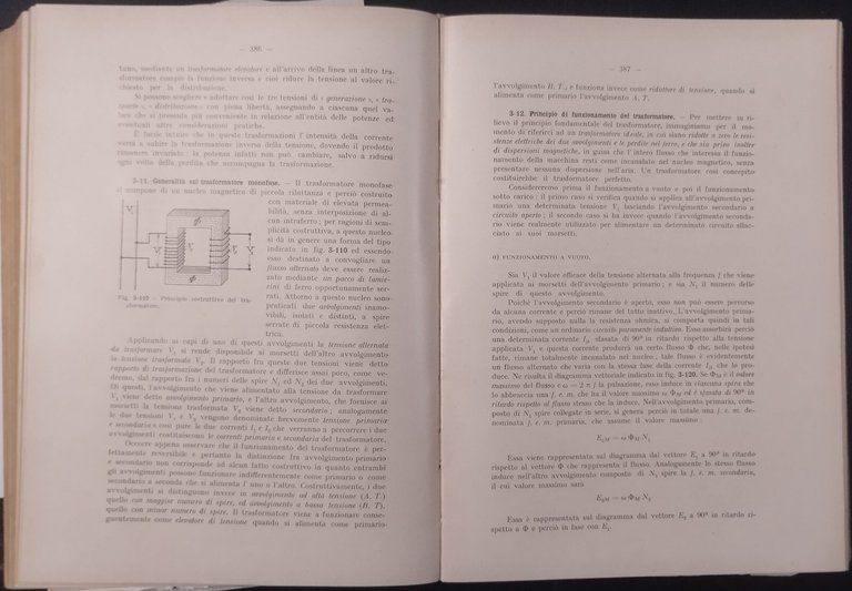 ELETTROTECNICA VOLUME 2 MACCHINE ELETTRICHE di Olivieri Ravelli 1956 CEDAM …