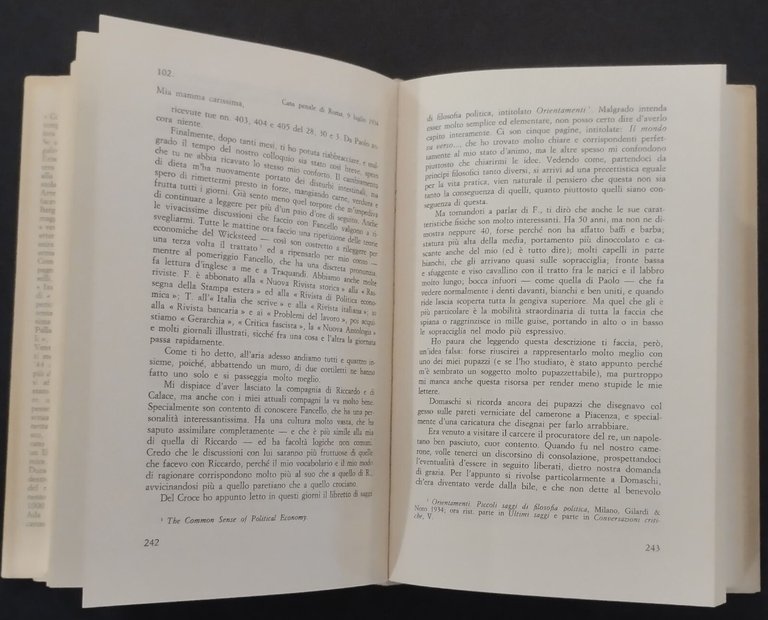 ELOGIO DELLA GALERA LETTERE 1930 1943 di Ernesto Rossi 1968 …