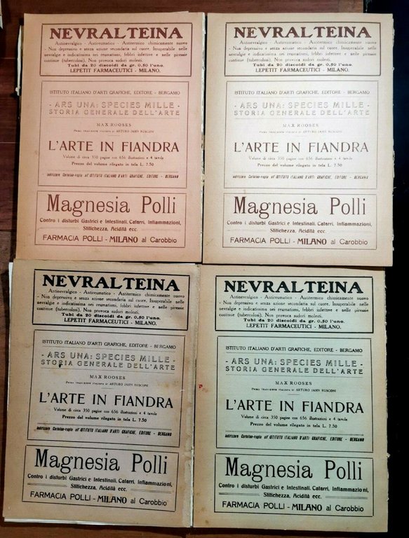 EMPORIUM 1915 annata completa rivista illustrata d'arte lettera giornale vintage
