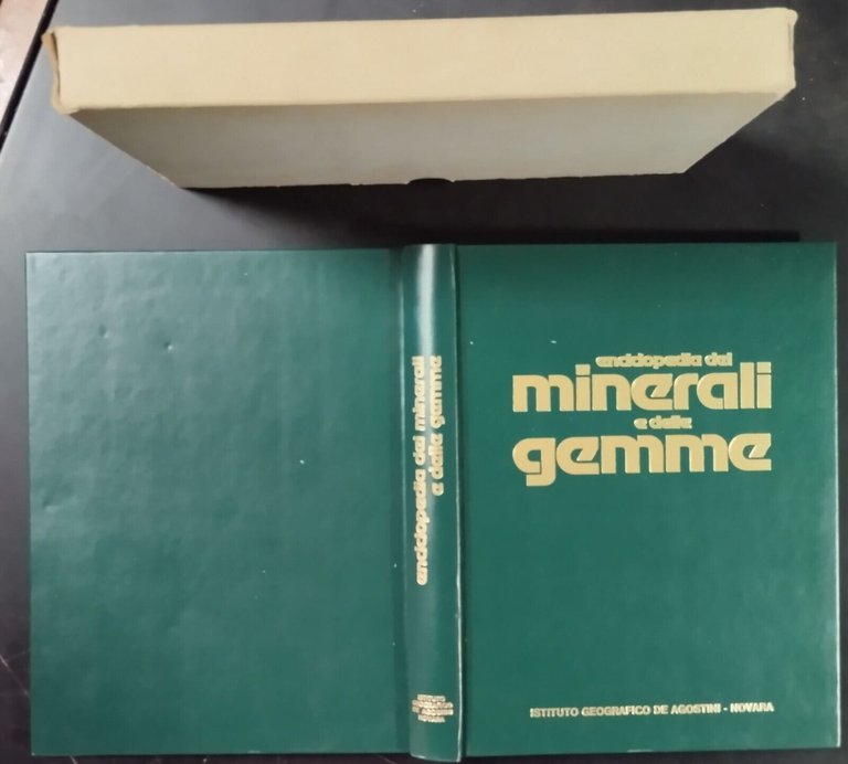 ENCICLOPEDIA DEI MINERALI E DELLE GEMME 1976 De Agostini Libro …