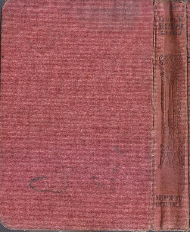 ENCICLOPEDIA LETTERARIA TASCABILE BEMPORAD 1918 libro vintage