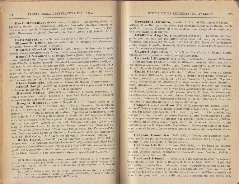 ENCICLOPEDIA LETTERARIA TASCABILE BEMPORAD 1918 libro vintage