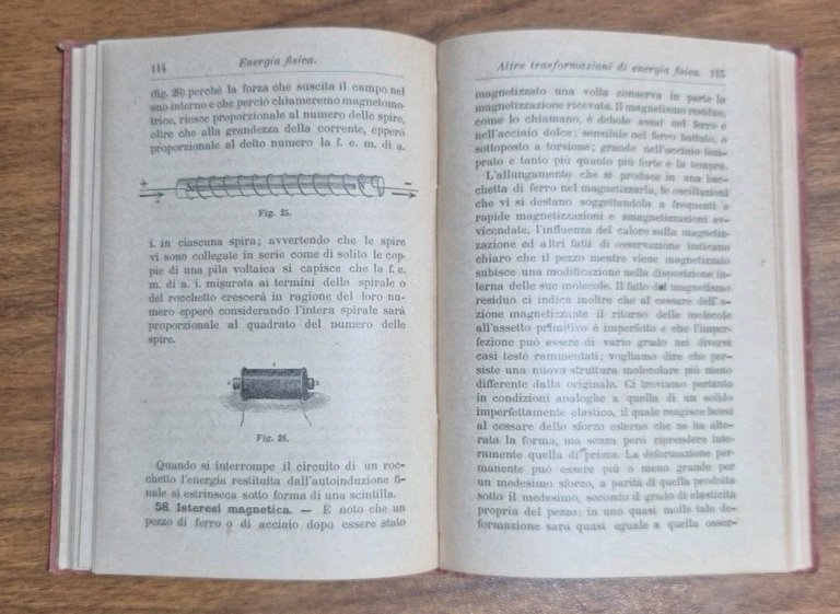 ENERGIA FISICA di Rinaldo Ferrini 1898 Hoepli II edizione rifatta …