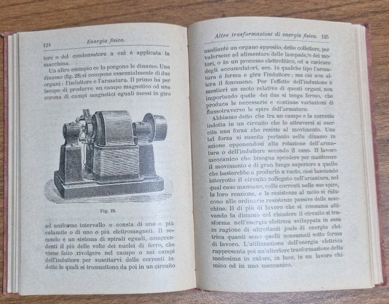 ENERGIA FISICA di Rinaldo Ferrini 1898 Hoepli II edizione rifatta …