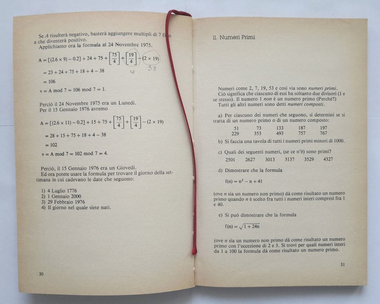 ENIGMI E GIOCHI MATEMATICI CON IL CALCOLATORE TASCABILE 1984 Anthropos …