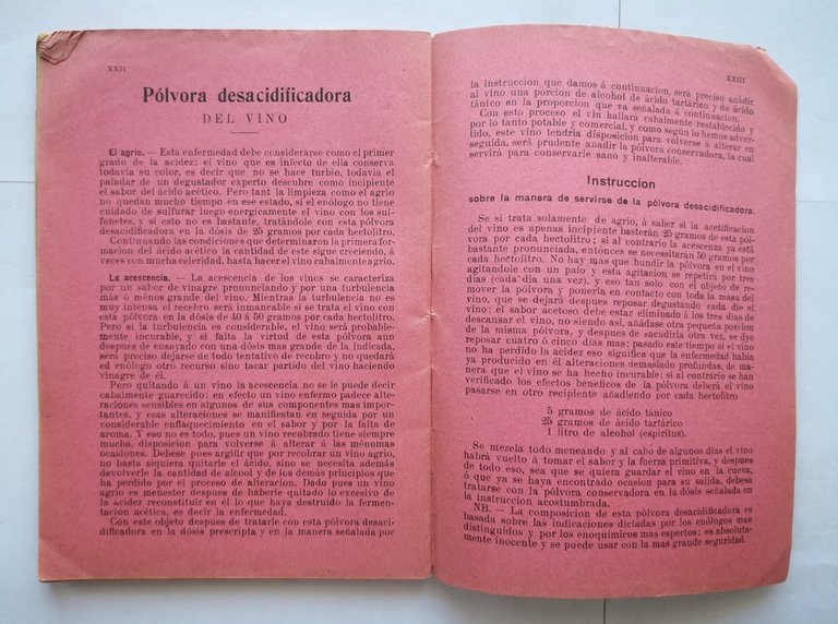 ENOLOGIA di laboratorio enochimico Montalenti 1929 Casale Monferrato Libro