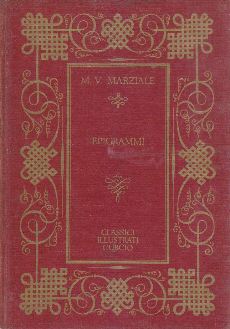 Epigrammi volume I di Valerio Marziale 1967 Bartoli Curcio Libro …