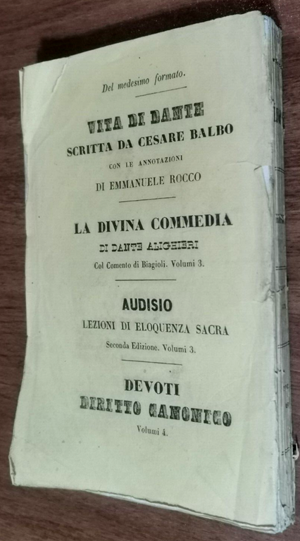 EPISTOLARIO di Giacomo Leopardi 1854 Sarracino 2 volumi libro antico …