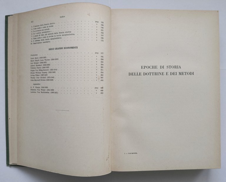 EPOCHE DI STORIA DELLE DOTTRINE DEI METODI di Joseph Schumpeter …