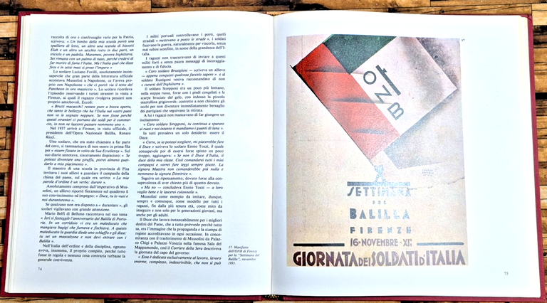 ERAVAMO TUTTI BALILLA di Riccardo Scarpa 1984 Ciarrapico Libro fascismo | Immagine Gallery 5