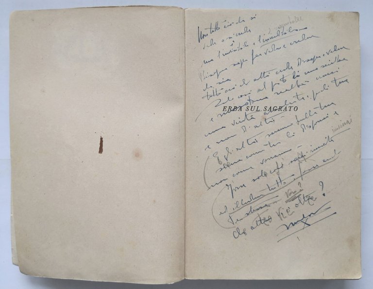 ERBA SUL SAGRATO intermezzo prose 1931 1939 di Ada Negri …