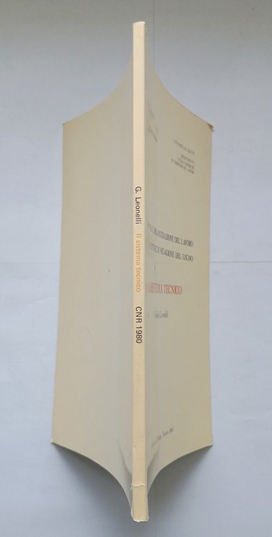 ERGONOMIA ORGANIZZAZIONE LAVORO INDUSTRIE SEGAGIONE LEGNO Sistema Tecnico Libro
