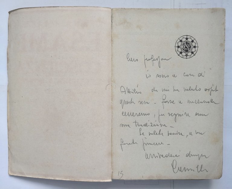 ESAME DI COSCIENZA DELL'EPOCA NOSTRA Gerolamo Lazzeri 1919 Sonzogno Libro