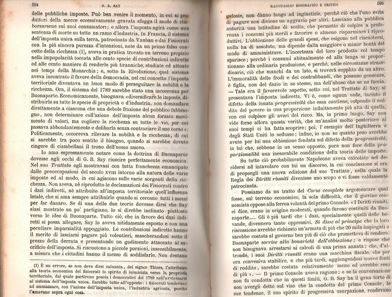 ESAME STORICO CRITICO DI ECONOMISTI Volume 1 parte 1 e …