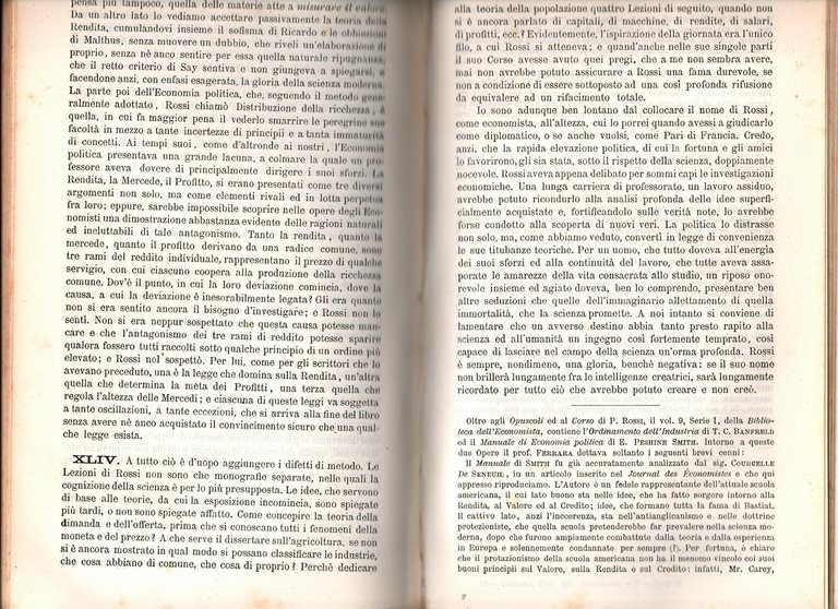 ESAME STORICO CRITICO DI ECONOMISTI Volume 1 parte 1 e …