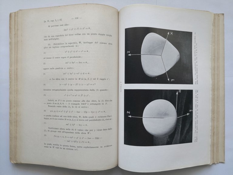 ESERCITAZIONI COMPLEMENTARI DI GEOMETRIA di Luigi Campedelli 1955 CEDAM Libro