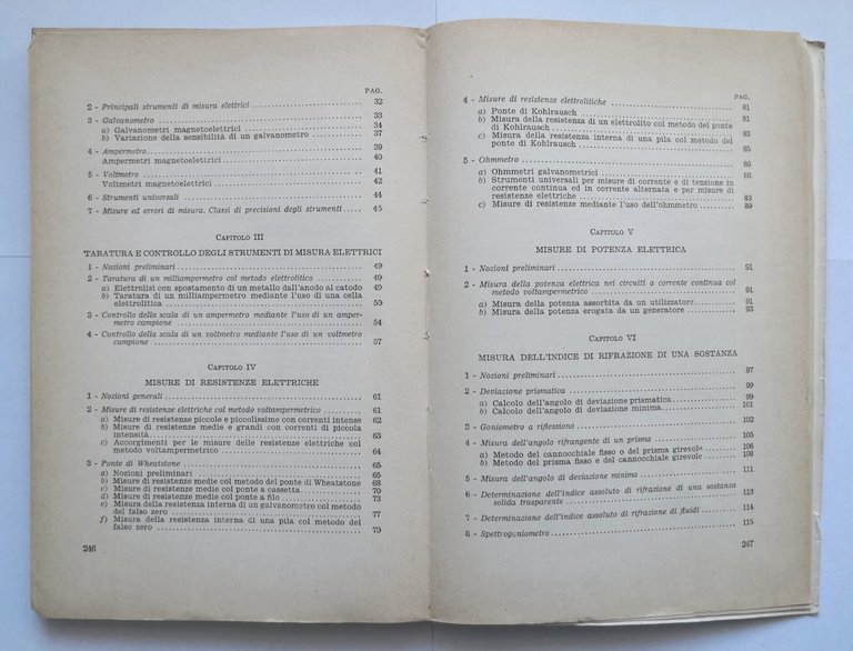ESERCITAZIONI DI LABORATORIO FISICA Mariano Panitteri volume 2 1963 Paravia …